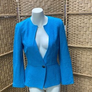 St. John Vibrant Blue Blazer